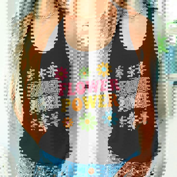 レトロフラワーパワー 60年代 70年代 美的 ヒッピー ボーホースタイル タンクトップ