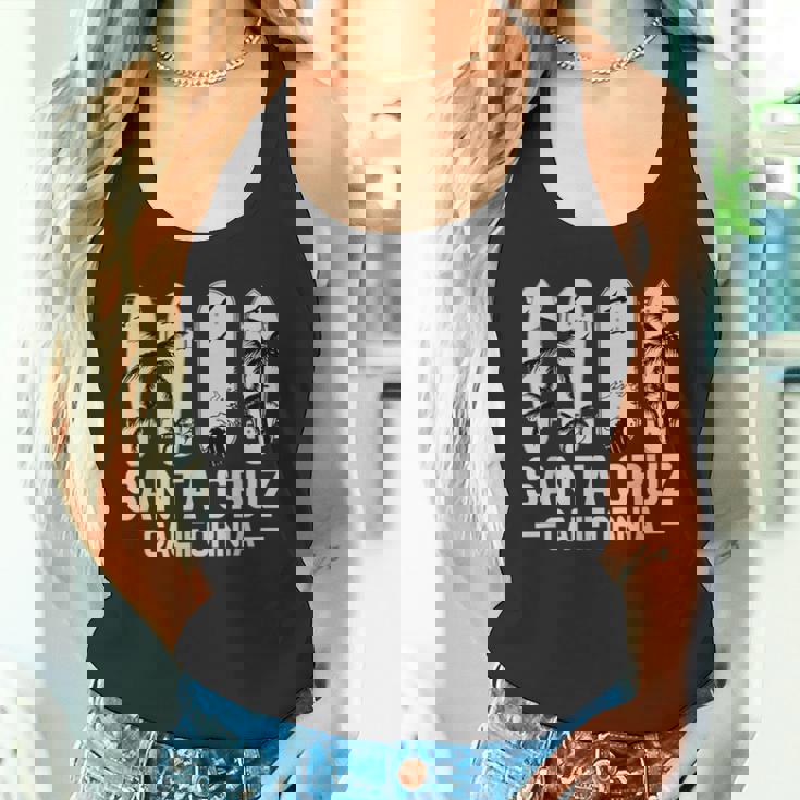 レトロヴィンテージスケートボードグラフィックデザイン サンタクルーズ タンクトップ