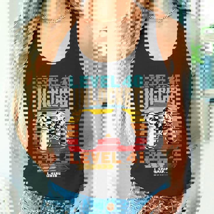 レベル40 アンロック レベル41 ロード中 40歳の誕生日 タンクトップ