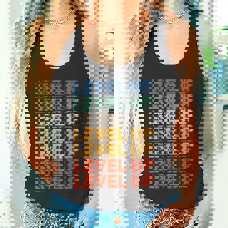 レベルアップ ビデオゲーム ゲーム レトロ ゲーマー タンクトップ