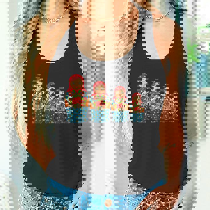 ロシアの人形 ロシアのマトリョーシカ フィギュア タンクトップ