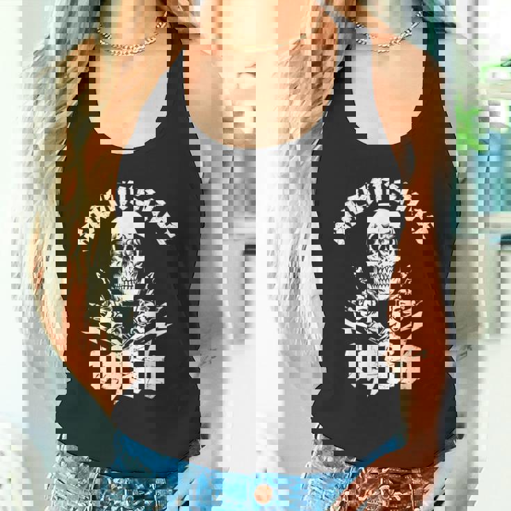 ロッキン・シンス1986年 36歳スカル・ロック・ハンズ タンクトップ