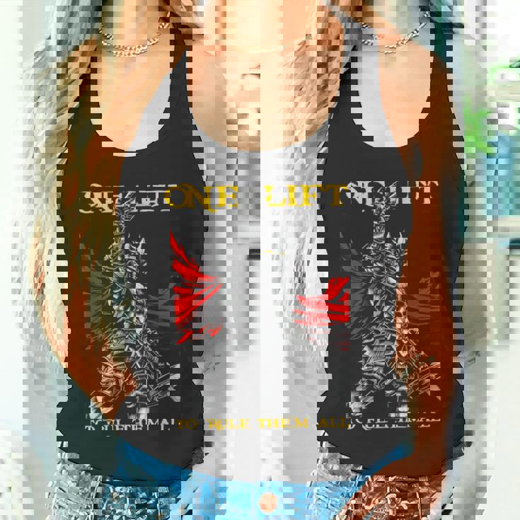 ワンリフトでボディビルディングジムワークアウトトレーニングをすべて支配。 タンクトップ