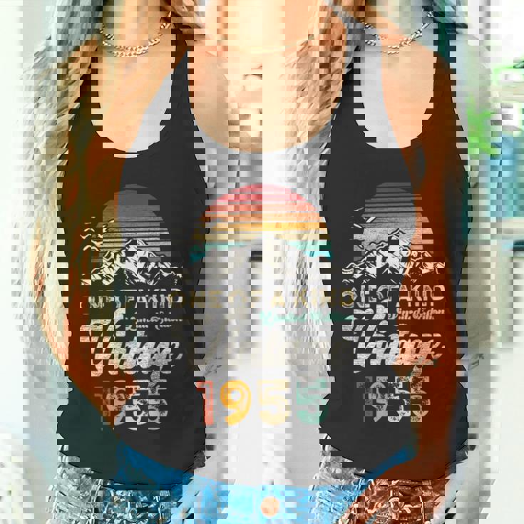 ヴィンテージ 1955 誕生日 70年 マウンテン レトロ タンクトップ