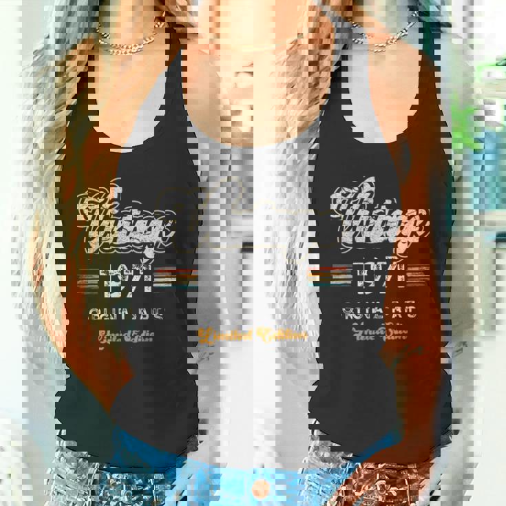 ヴィンテージ 1971 オリジナル・パーツ 限定版 54歳の誕生日 タンクトップ