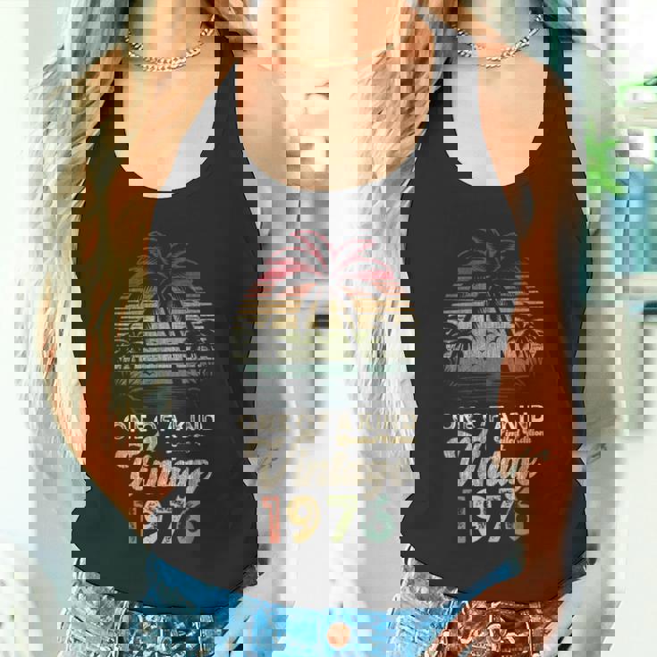 ヴィンテージ 1976年 誕生日 49歳 ヤシの木 レトロ タンクトップ