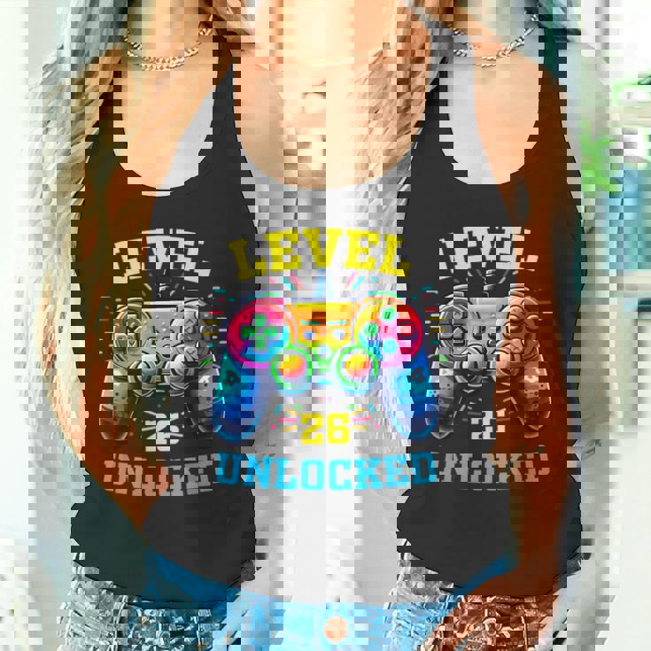ヴィンテージ 26歳の誕生日 ゲーマー 26歳のギフト 26歳の誕生日 タンクトップ