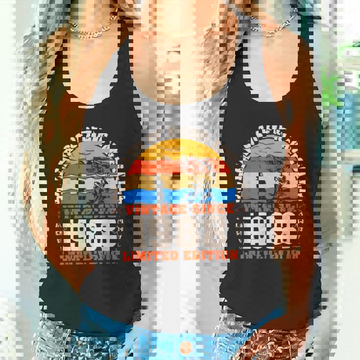 ヴィンテージ 37歳の誕生日 37歳の釣り愛好家 1988年生まれ タンクトップ