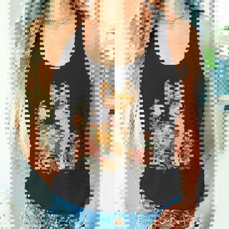 ヴィンテージ コーギー ママ 犬 オーナー コーギー 母の日 タンクトップ