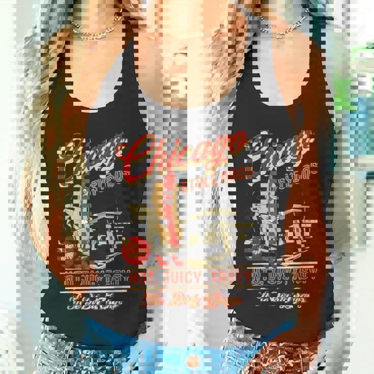 ヴィンテージ ダーティ グリンゴ シカゴスタイル ホットドッグ レトロ バイカー タンクトップ