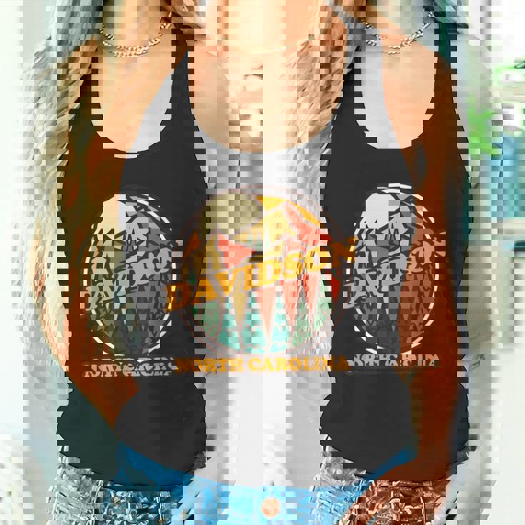 ヴィンテージ ハーレーダビッドソン ノースカロライナマウンテン ハイキングプリント タンクトップ