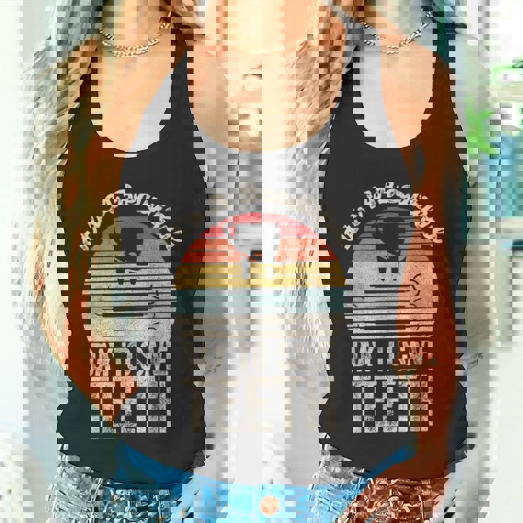 ヴィンテージ 歯医者 歯医者 美人の日 タンクトップ