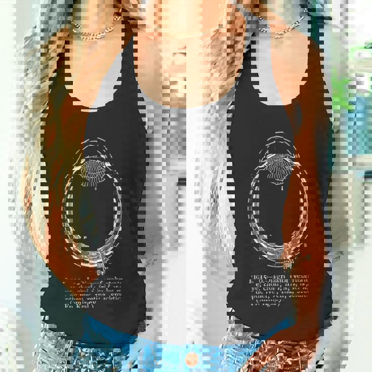 ヴィンテージ 解剖図 脊椎動物の眼球tシャツ タンクトップ