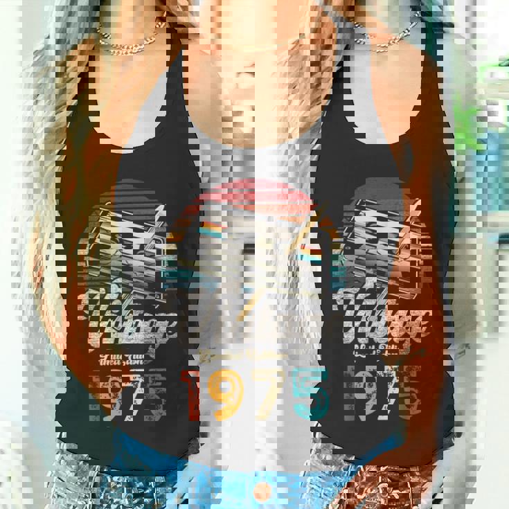 ヴィンテージ1975バースデー50年カセットペンシル タンクトップ