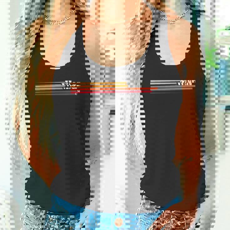 ヴィンテージ1980年代グラフィックスタイルウィルソンノースカロライナ州 タンクトップ