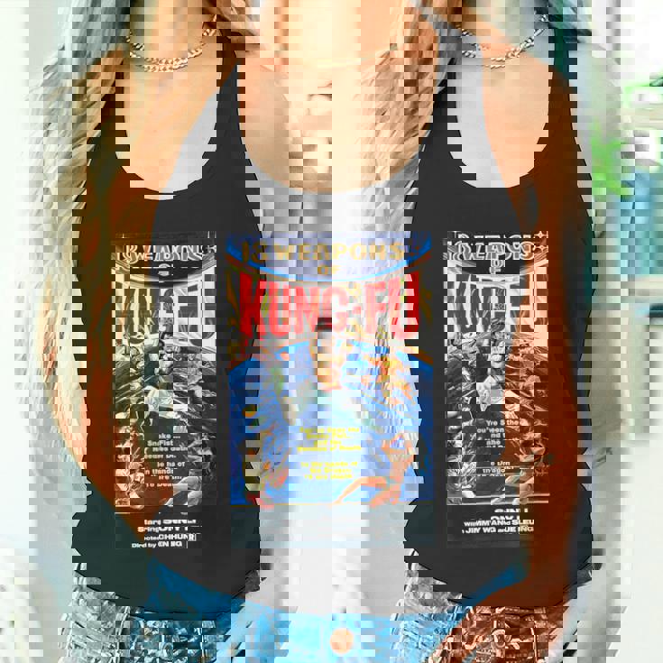 ヴィンテージカンフー格闘技 映画レトロギフト タンクトップ