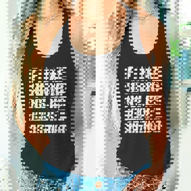 ヴィンテージ聖パティの日シェナン かつて面白いシェナニガンギフト タンクトップ