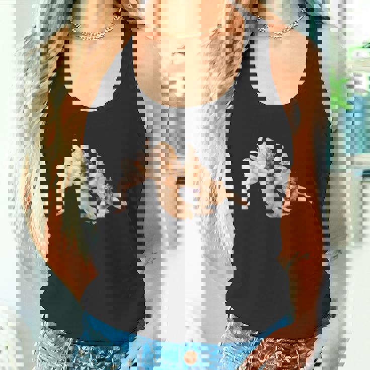 三つの天使 モチーフ、かわいいエンジェル、絵画アート タンクトップ