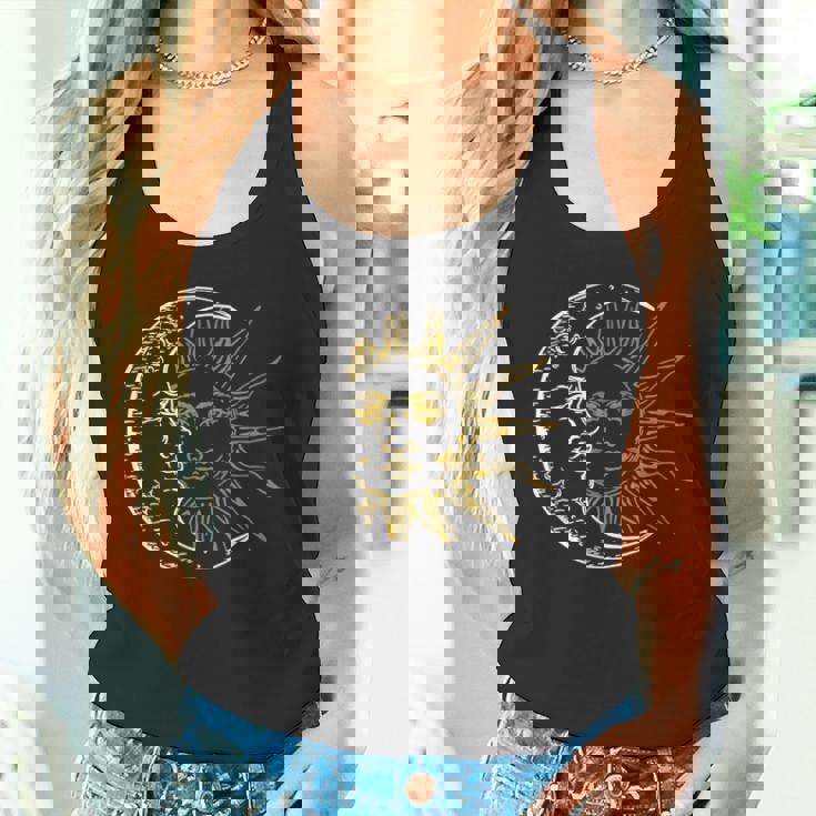 三日月 太陽 タンクトップ