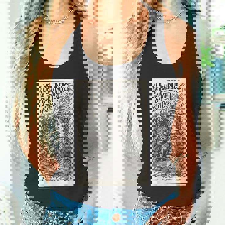 不思議の国のアリス いかれ帽子屋 マッドハッター A Flaming Tea-Party Of Tunes タンクトップ