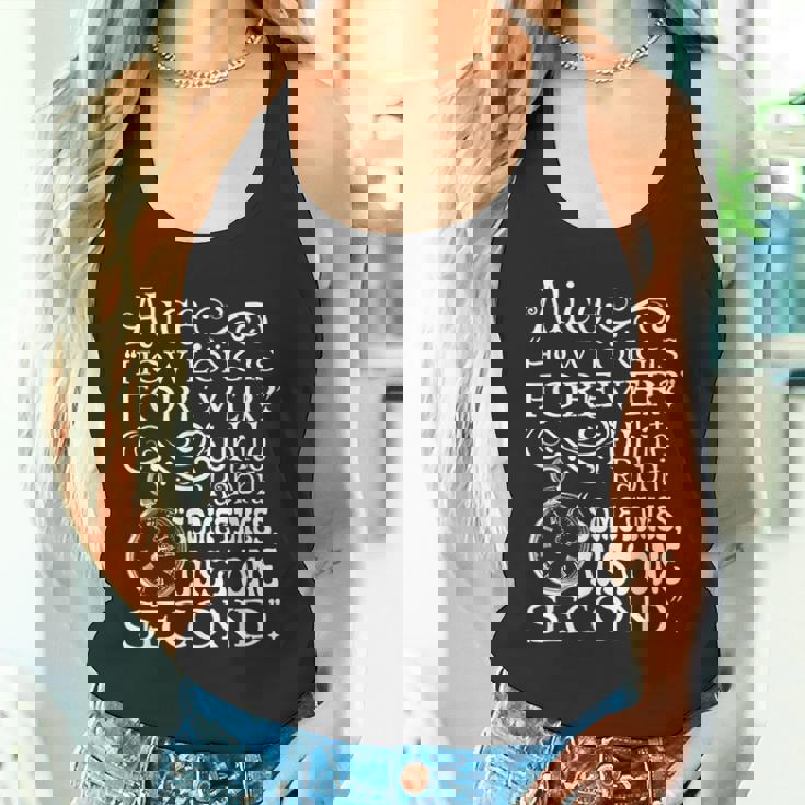 不思議の国の美しいアリス「How Long Is Forever」の引用 タンクトップ