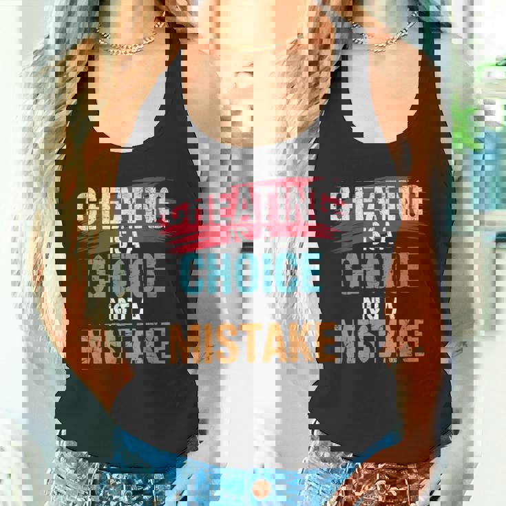 不正行為は選択であり、間違いではない詐欺師失恋のチート タンクトップ