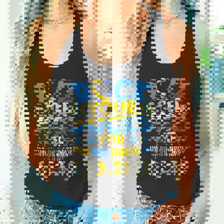 世界ダウン症デー321啓発に向けて、靴を履いて頑張ろう タンクトップ