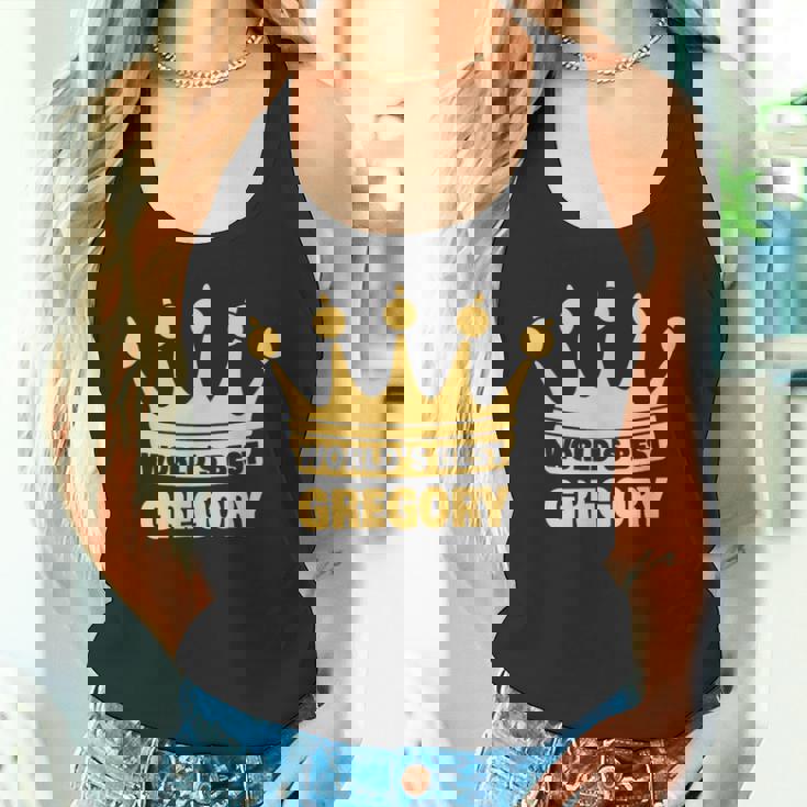 世界一のグレゴリー 面白い名前「グレゴリー」 タンクトップ