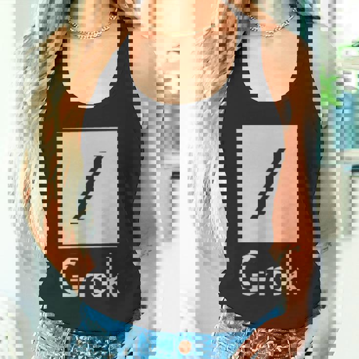 両面 Grok Ai 人工知能研究 タンクトップ