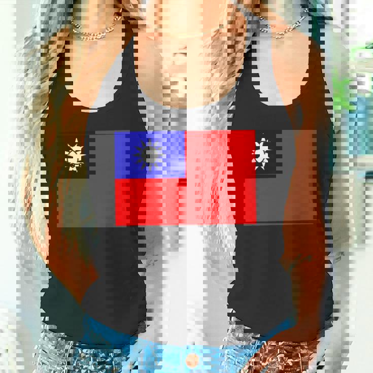 中国国旗 台湾 タンクトップ