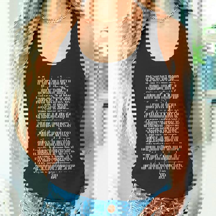 主の祈り マタイ6 タンクトップ