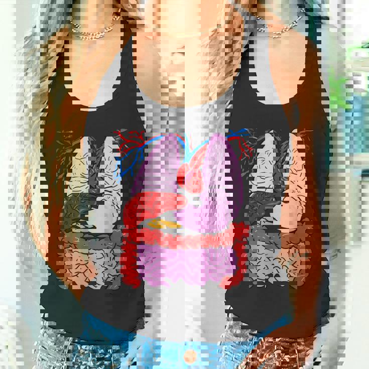 人体の解剖学 タンクトップ