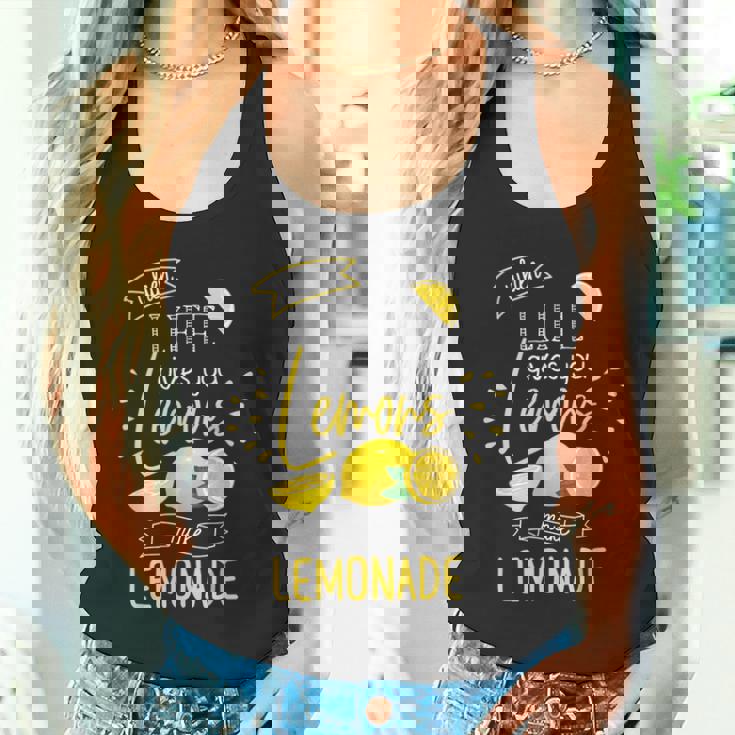 人生があなたにレモンを与えるとき、レモネードギフトを作る タンクトップ