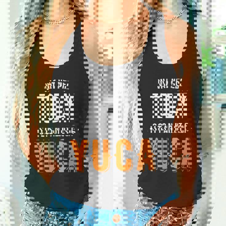 今日はたくさんのユカが必要だ-面白いユカ タンクトップ