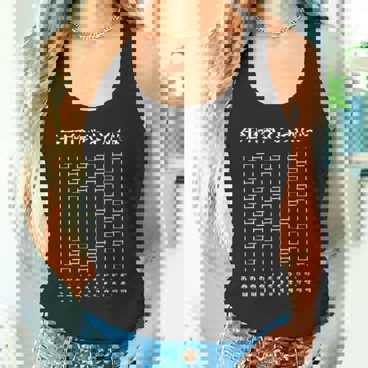 今日何食べようかなー あみだくじの面白ネタ お寿司 あみだくじ ギャグ ジョーク 寿司好き おもしろ タンクトップ