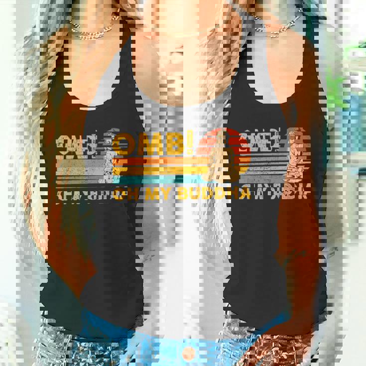 仏教 仏前 レトロ Omb オーマイブッダ タンクトップ