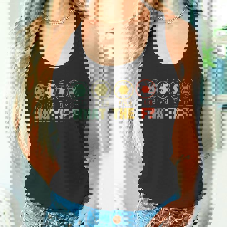 何のf？写真面白い写真家のカメラの絞り タンクトップ