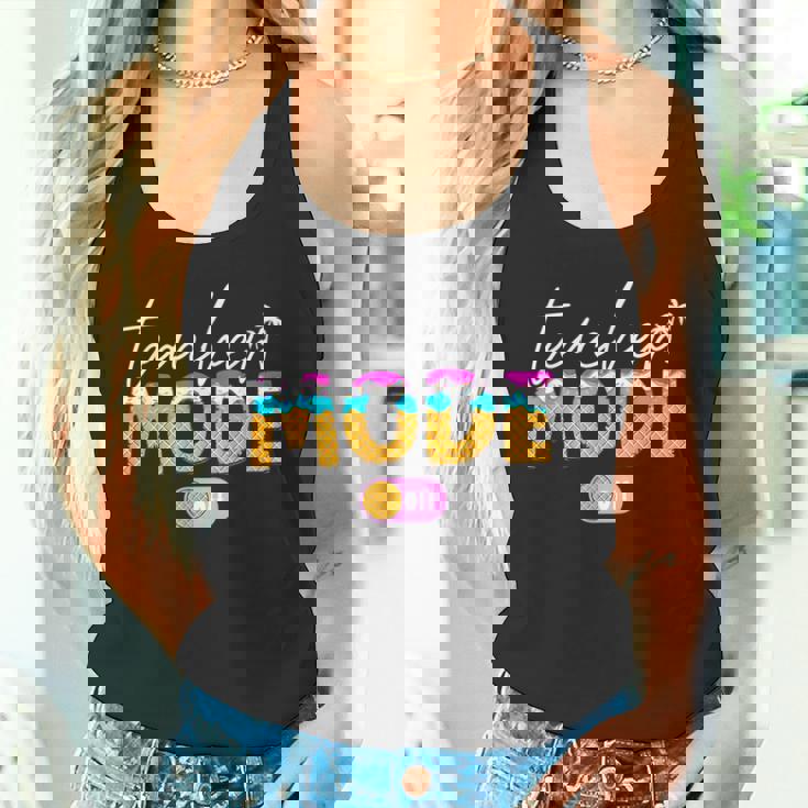 先生モード オフアイスクリーム ハッピー 学校最後の日 夏 タンクトップ