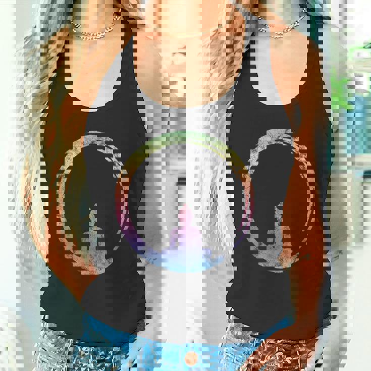 円宗 禅 円 仏 瞑想 日本 書道 ヨガ タンクトップ