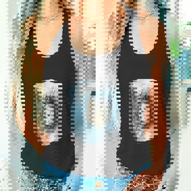 冷凍アンティーク時計のシュールなデザイン タンクトップ