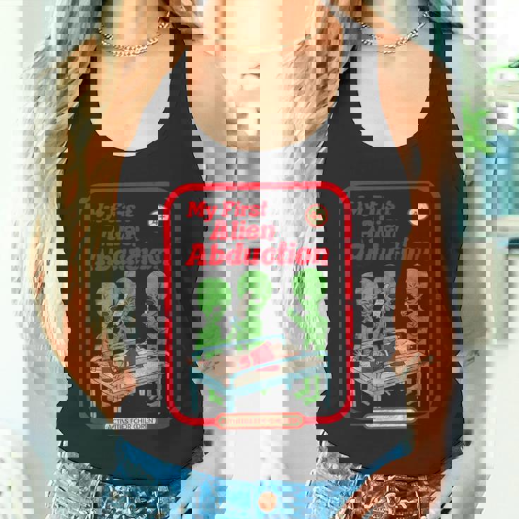 初めてのエイリアンアブダクション ヴィンテージチャイルドゲーム ホラーゴスパンク タンクトップ