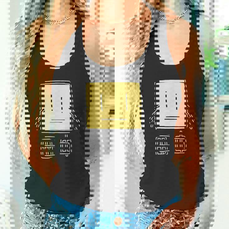 前背両面おもしろプリント「田中」 タンクトップ