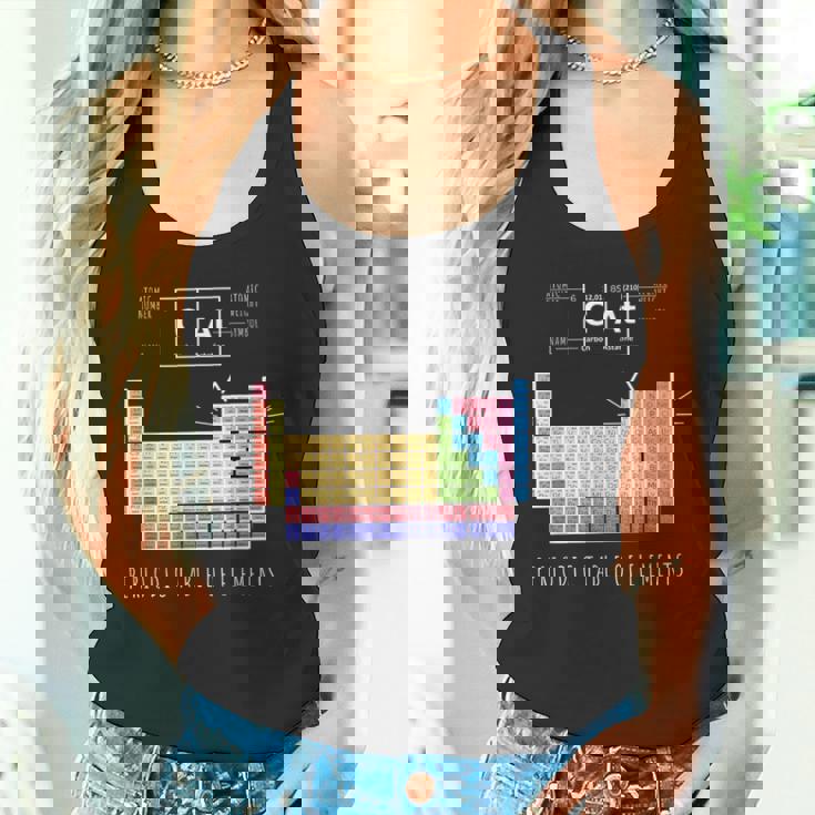 化学猫 元素周期表 タンクトップ