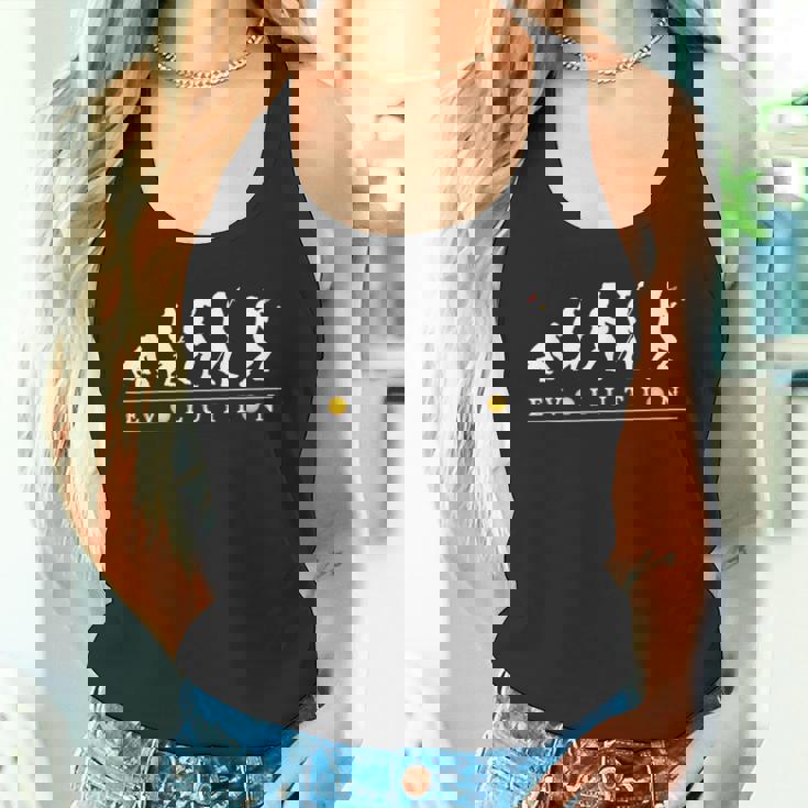 おもしろ 卓球 人類の進化 かっこいい 卓球 ネタ デザイン 卓球の選手 タンクトップ