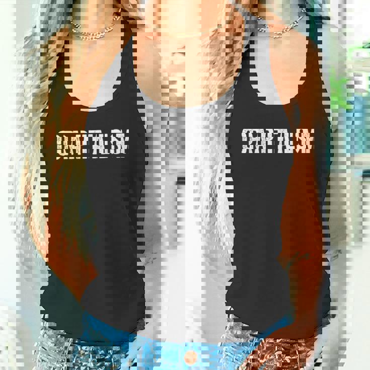 反資本主義tシャツ クラピタリズム 経済学シャツ タンクトップ