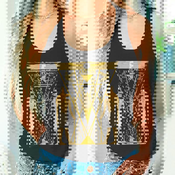 古代エジプトの神アヌビス ケメティックネーターアンプ タンクトップ