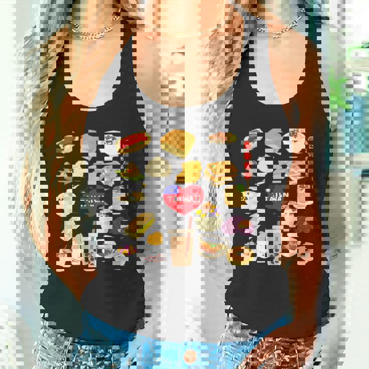 台湾の味 グルメ 国旗 ローカルフード タンクトップ