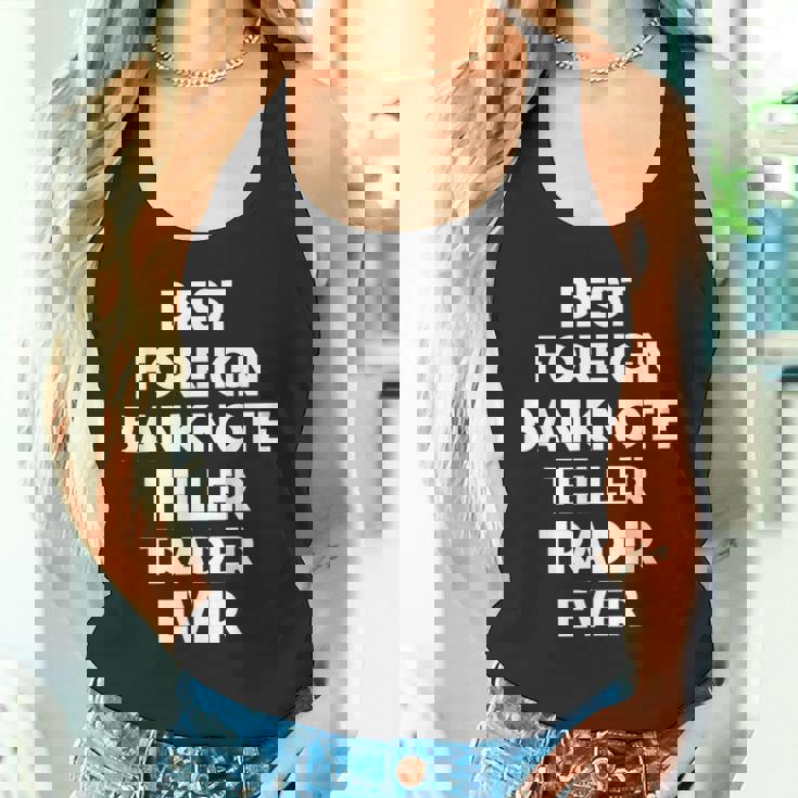 史上最高の外国紙幣出納係トレーダー。 タンクトップ