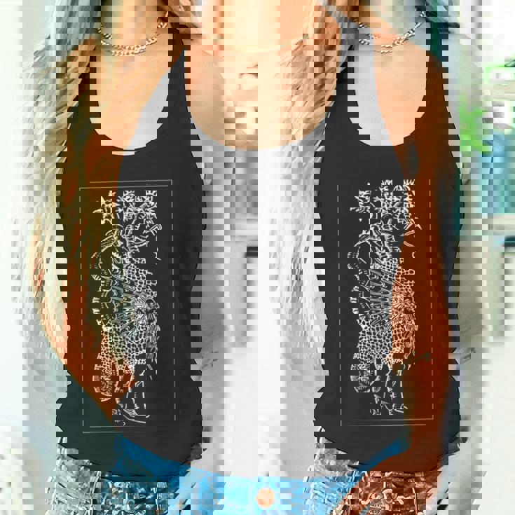 哲学者マーキュリー 魔法 錬金術 神秘主義 ヴィンテージ レトロ Mercury Philosopher Magic タンクトップ