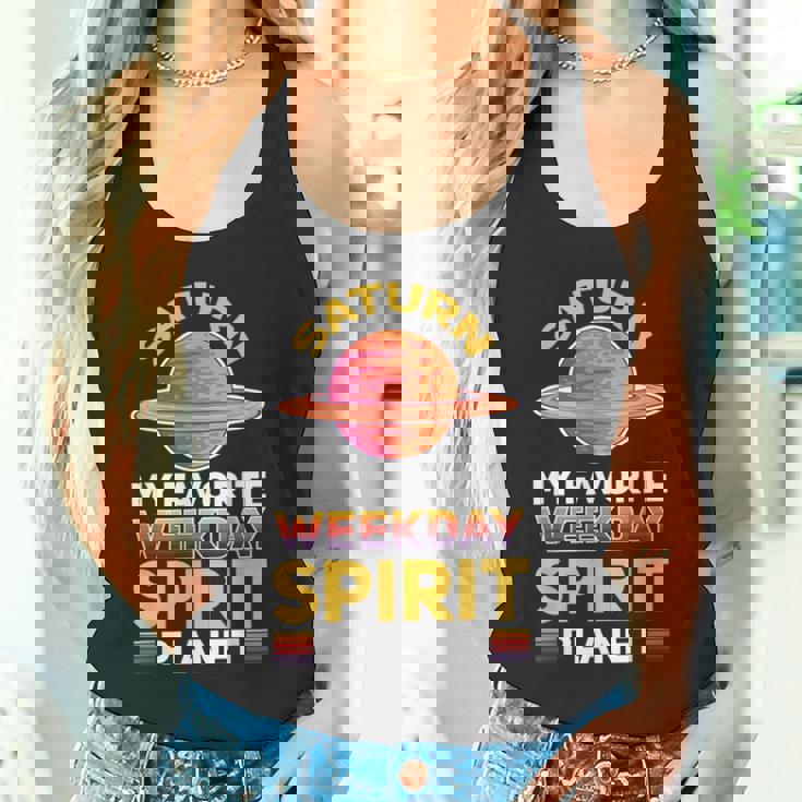 土星 惑星 土星の環 Weekday タンクトップ